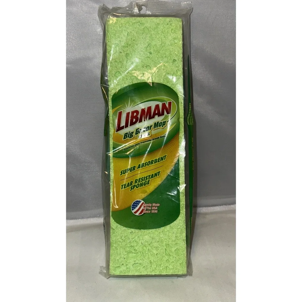 Libman Big Gator‎ Mop Refill Sponge #03961 New Made In USA